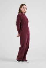 Dedicated Dedicated, Docksta Corduroy Overall, fig red, L