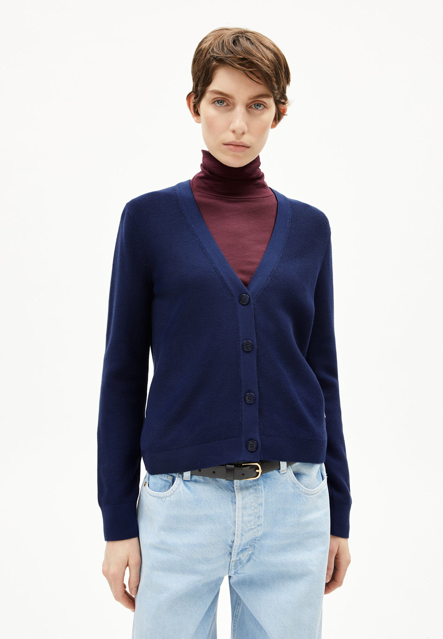 Armedangels Armedangels, Menaal Links Links, tinted navy, S