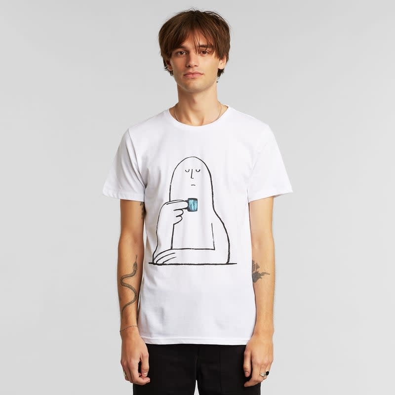 Dedicated Dedicated, Stockholm Coffee Break, white, XXL