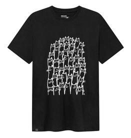 Dedicated Dedicated, Stockholm Cat Crowd, black, L