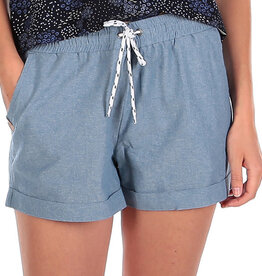 Iriedaily Iriedaily, Chambray Girl Short, blue mel., L