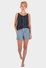 Iriedaily Iriedaily, Chambray Girl Short, blue mel., L