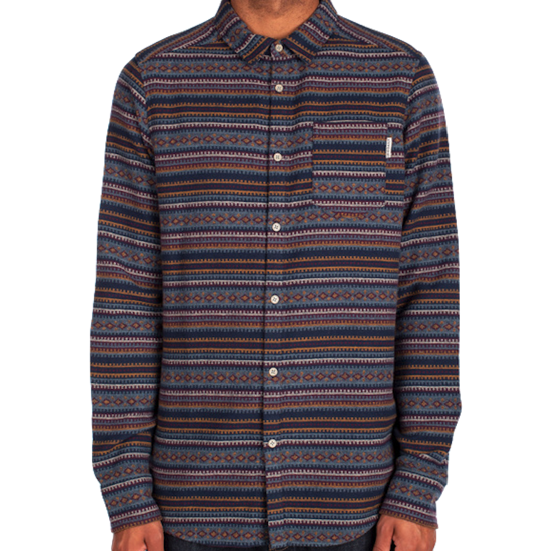 Iriedaily Iriedaily, Insito Stripe Shirt, greyblue, M