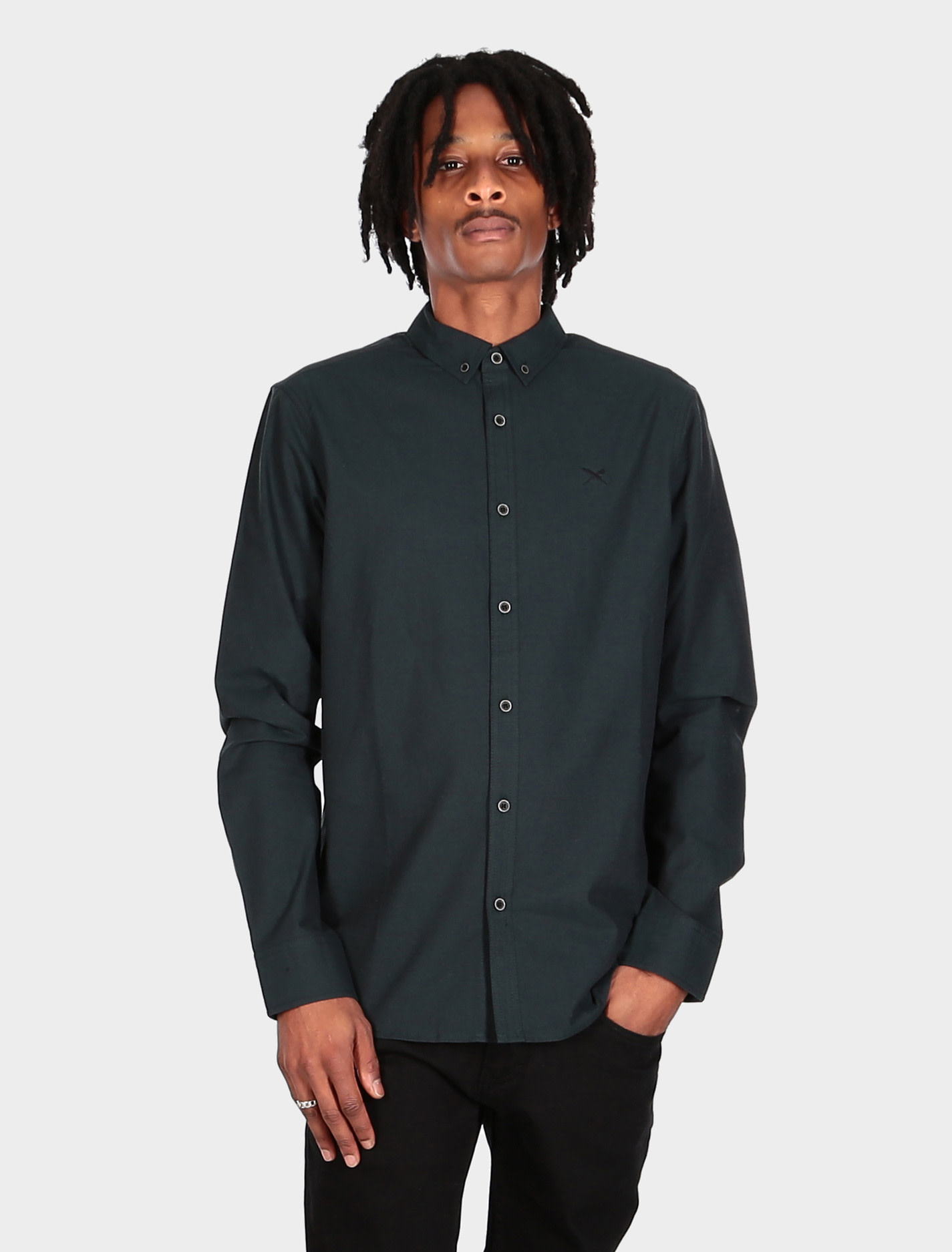 Iriedaily Iriedaily, Samuel LS Shirt, nightforest, S