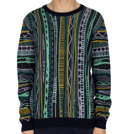 Iriedaily Iriedaily, Theodore Summer Knit, navy mint, L