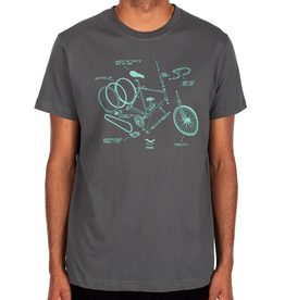 Iriedaily Iriedaily, Bikeplosion Tee, anthracite, XL