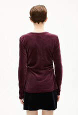 Armedangels Armedangels, Adaaja Lora Velvet, dark cranberry, M
