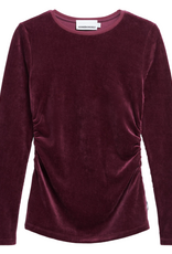Armedangels Armedangels, Adaaja Lora Velvet, dark cranberry, S
