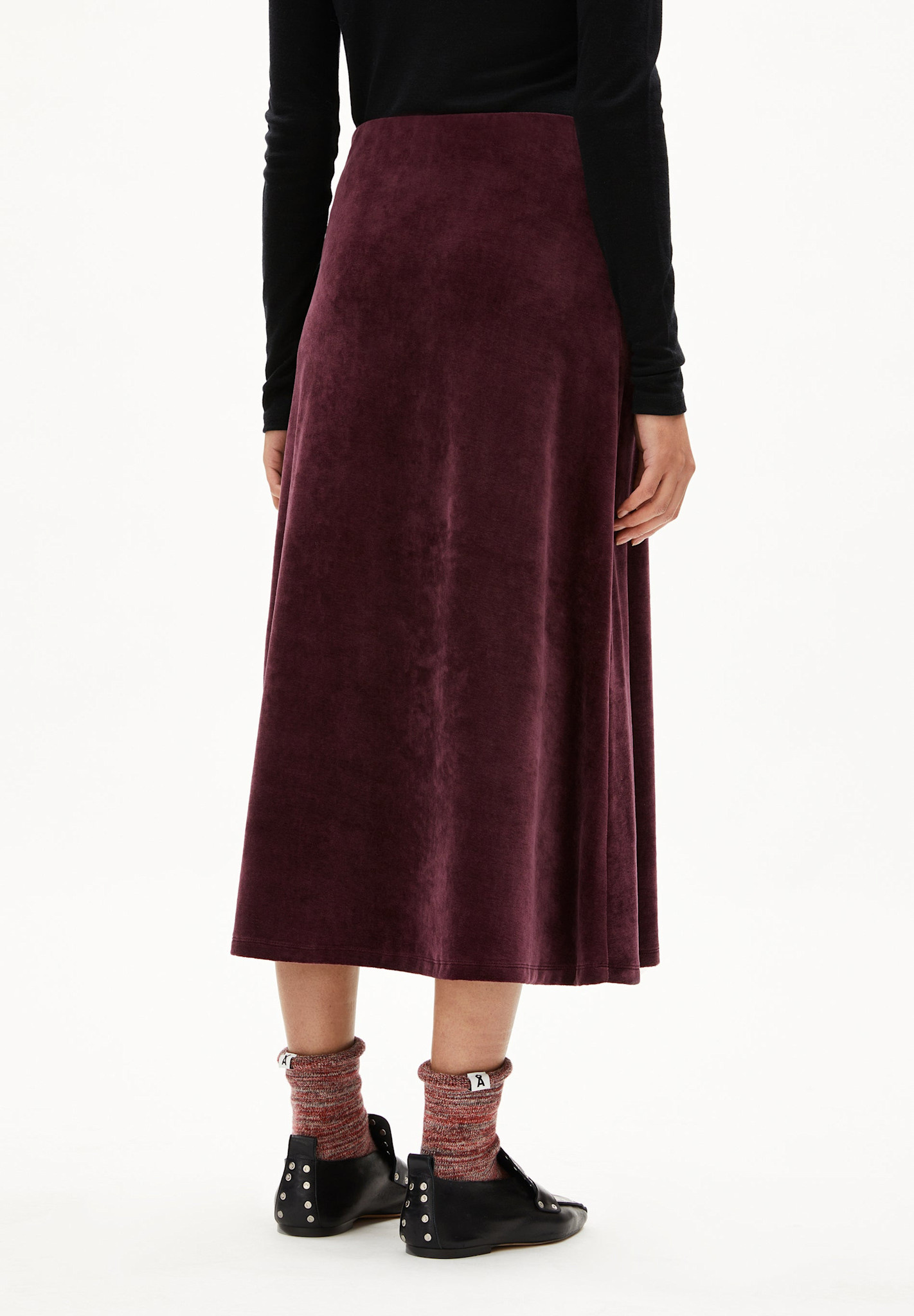 Armedangels Armedangels, Volagaa Velvet, dark cranberry, XS