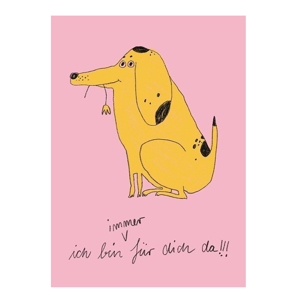 Slinga Slinga, Postkarte, immer für dich da