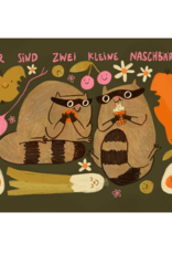 Slinga Slinga, Postkarte, kleine naschbären