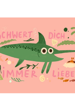 Slinga Slinga, Postkarte, schwert dich immer lieben