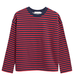 Armedangels Armedangels, Frankaa Maarlen Stripe, tinted navy-candy apple, M