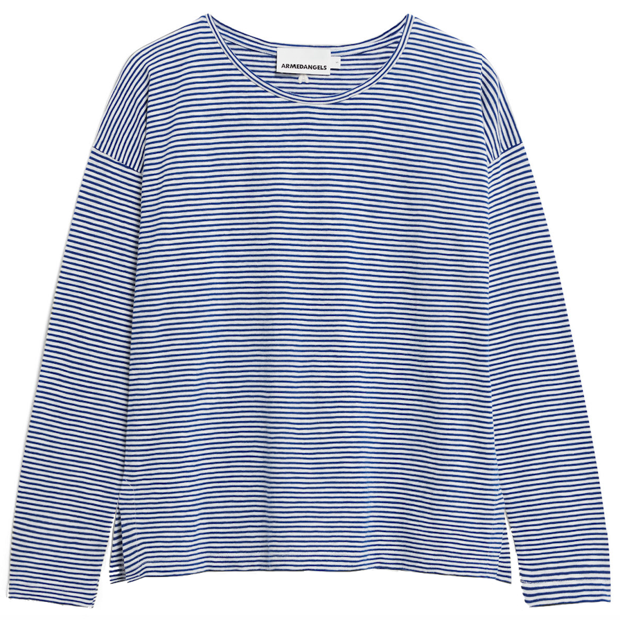 Armedangels Armedangels, Xianaa Stripes, oatmilk-lapis blue, M