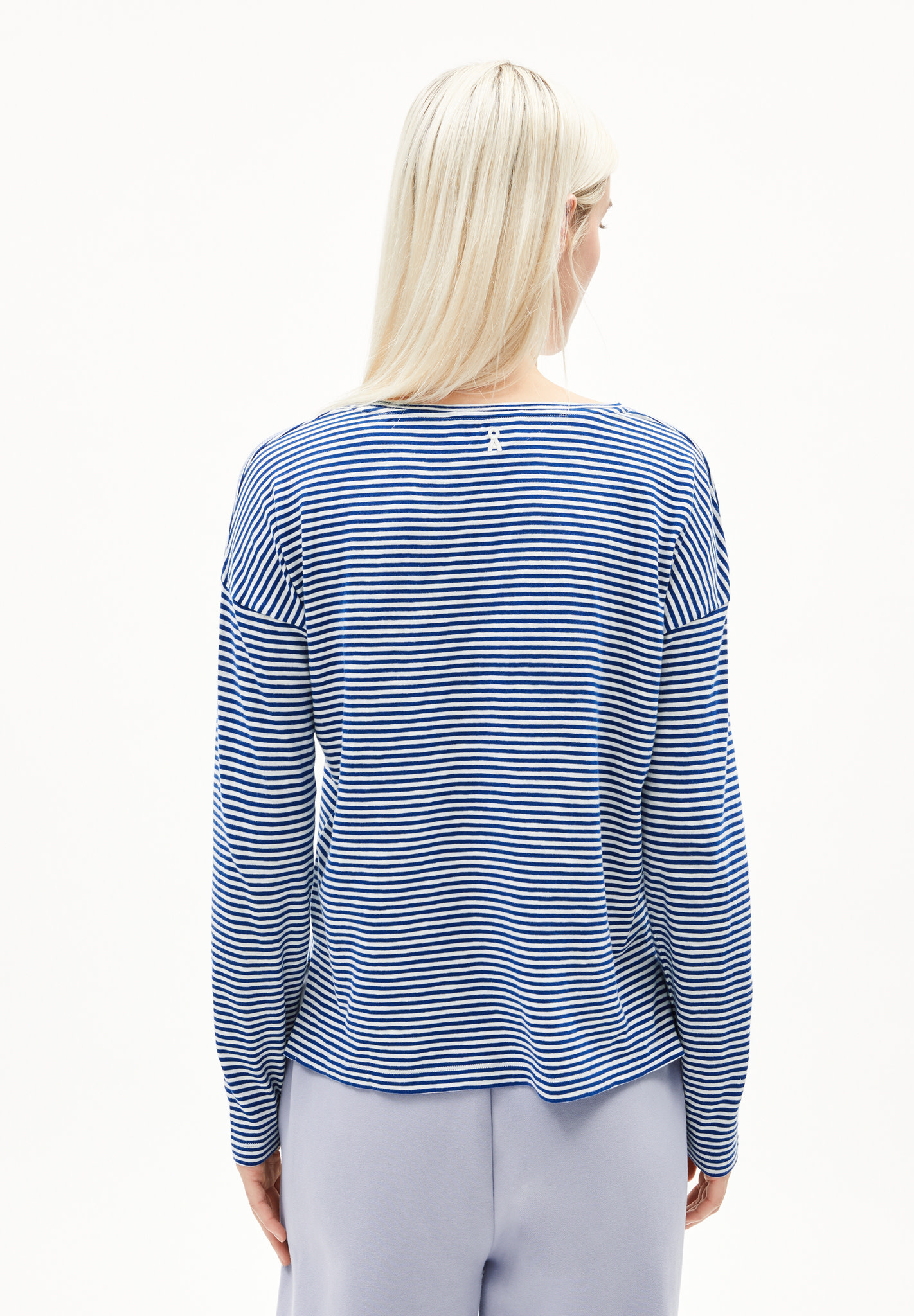 Armedangels Armedangels, Xianaa Stripes, oatmilk-lapis blue, S