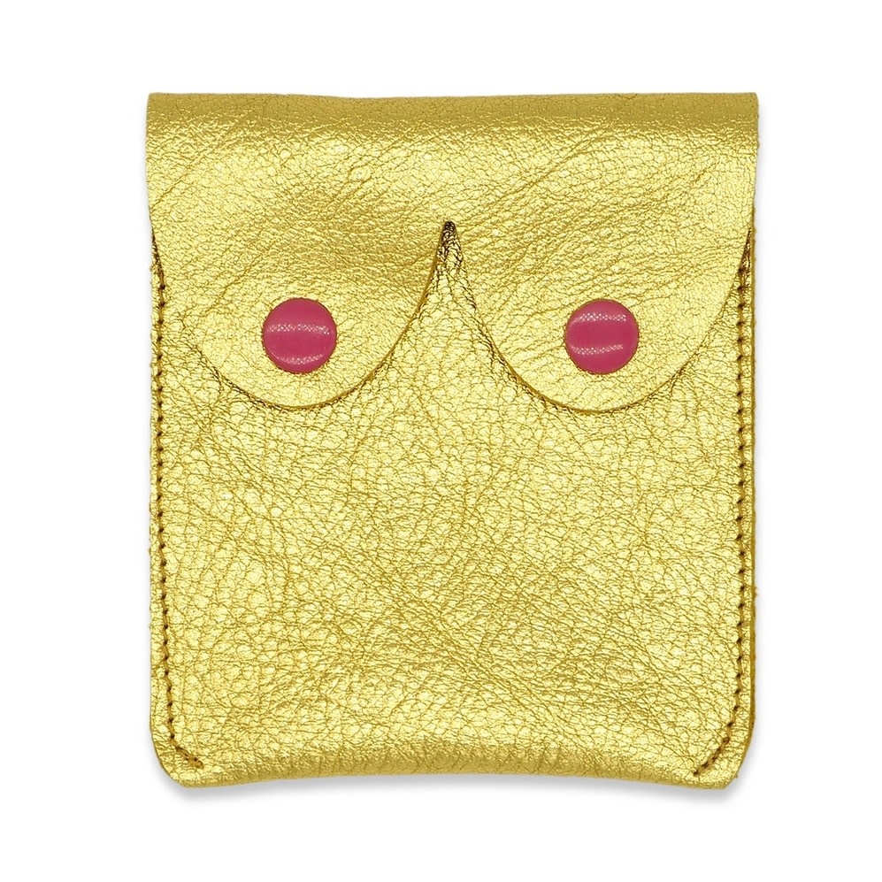Alkemest Alkemest, Boob Pouch, gold metallic