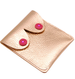 Alkemest, Boob Pouch Rhinestone, rose gold metallic