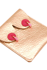 Alkemest Alkemest, Boob Pouch Pompom, rose gold metallic
