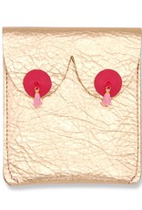 Alkemest Alkemest, Boob Pouch Pompom, rose gold metallic