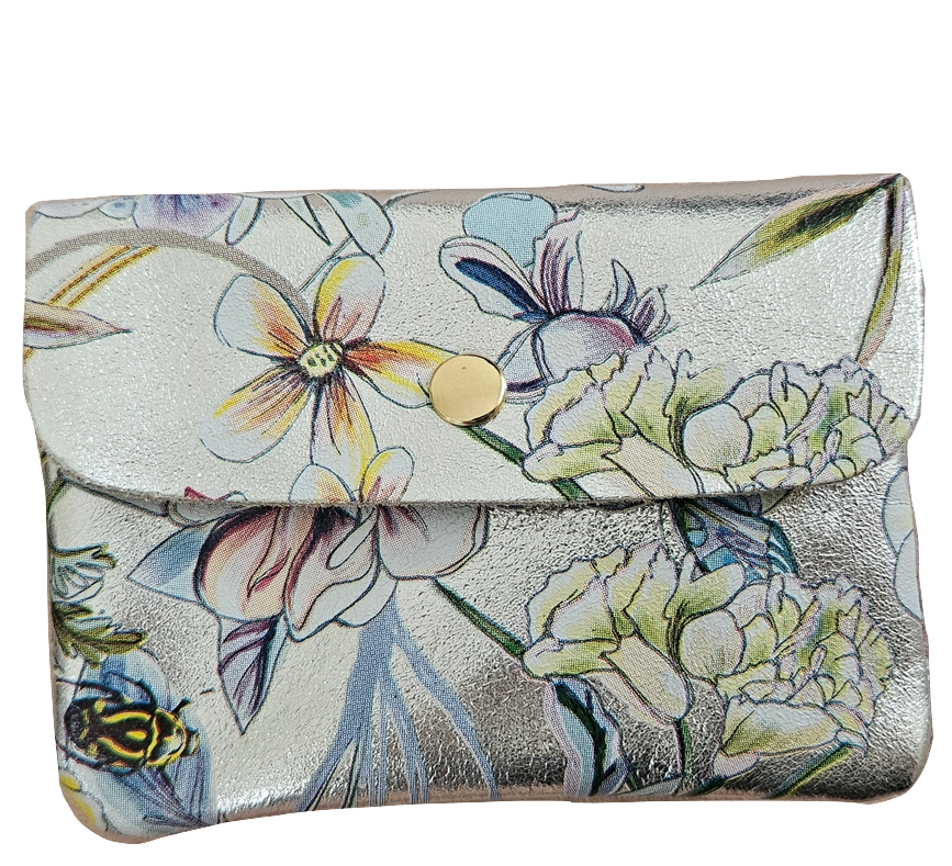 Royal Marais Royal Marais, Portemonnaie, silberne blume