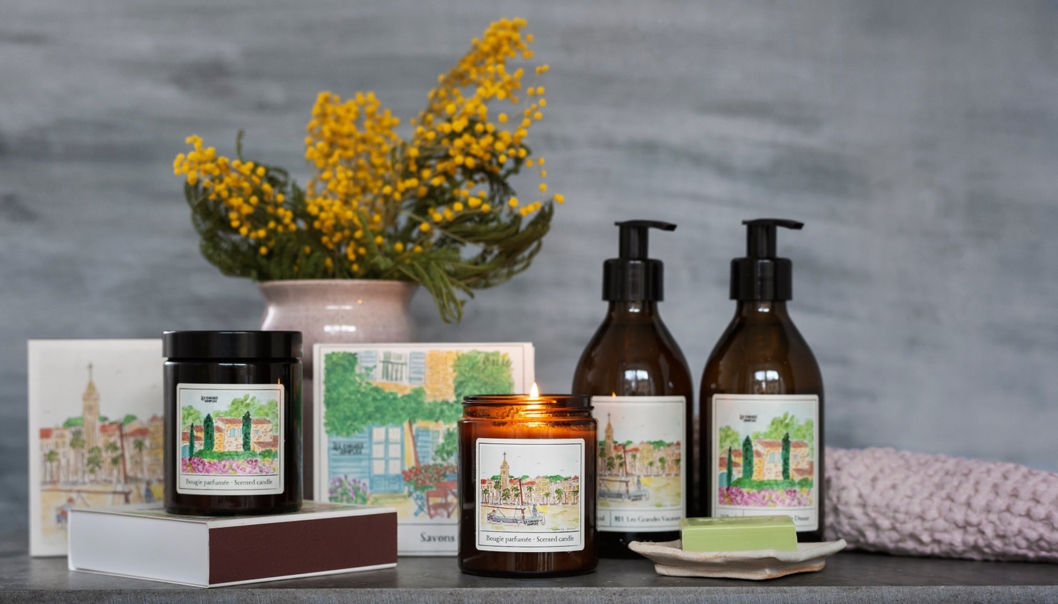 Les Choses Simple Les Choses Simples, Scented Candle, medium, lavender fields