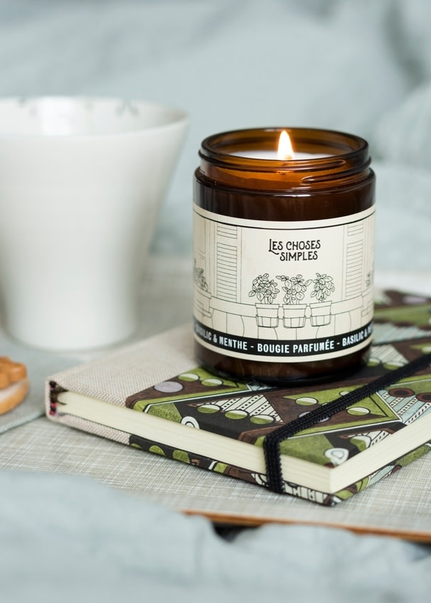 Les Choses Simple Les Choses Simples, Scented Candle, medium, basil mint