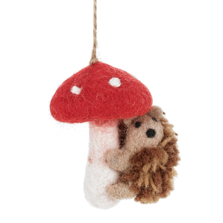 Felt So Good Felt So Good, Filzhänger, igel mit fliegenpilz