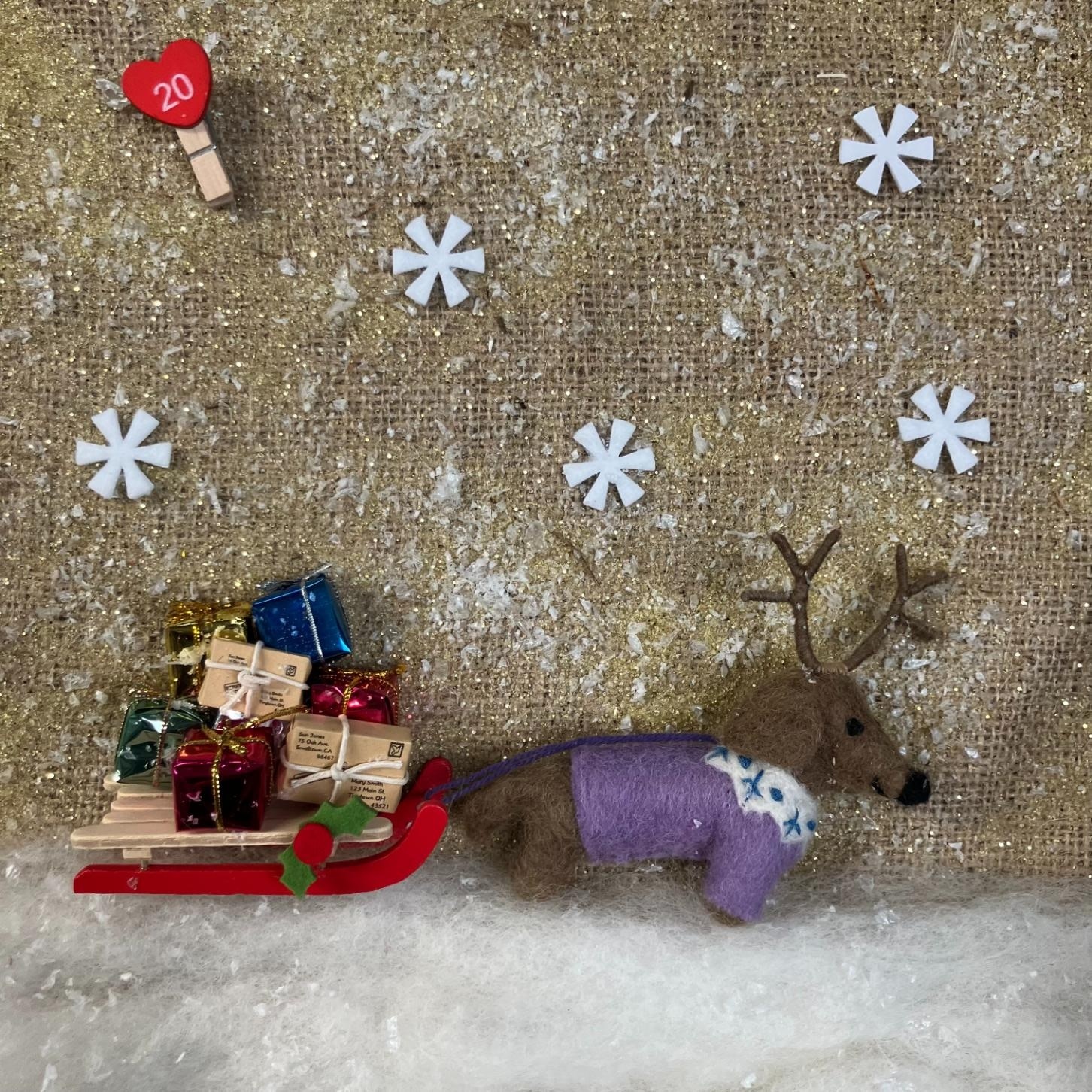 Felt So Good Felt So Good, Filzhänger, weihnachtsdackel