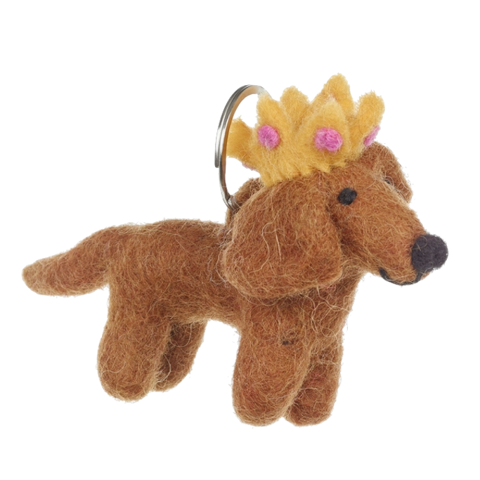 Felt So Good Felt So Good, Schlüsselanhänger, dackel mit krone