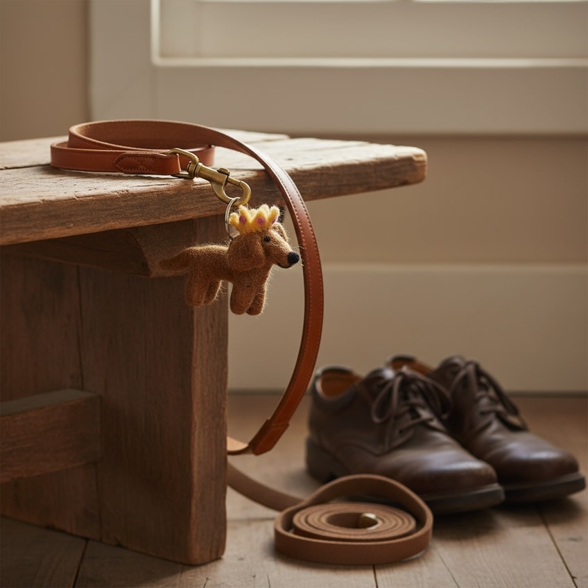 Felt So Good Felt So Good, Schlüsselanhänger, dackel mit krone