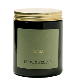 Eleven People Eleven People,  X-Mas Medium Candle (40h), apple/oakmoss/cedarwood