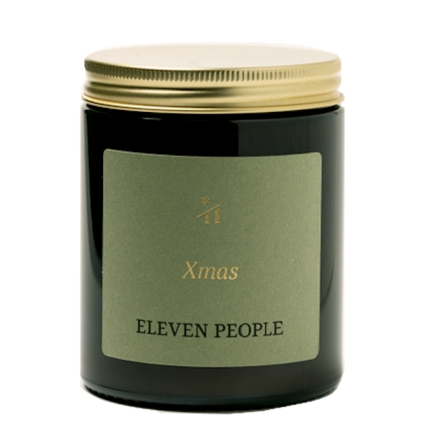 Eleven People Eleven People,  X-Mas Medium Candle (40h), apple/oakmoss/cedarwood