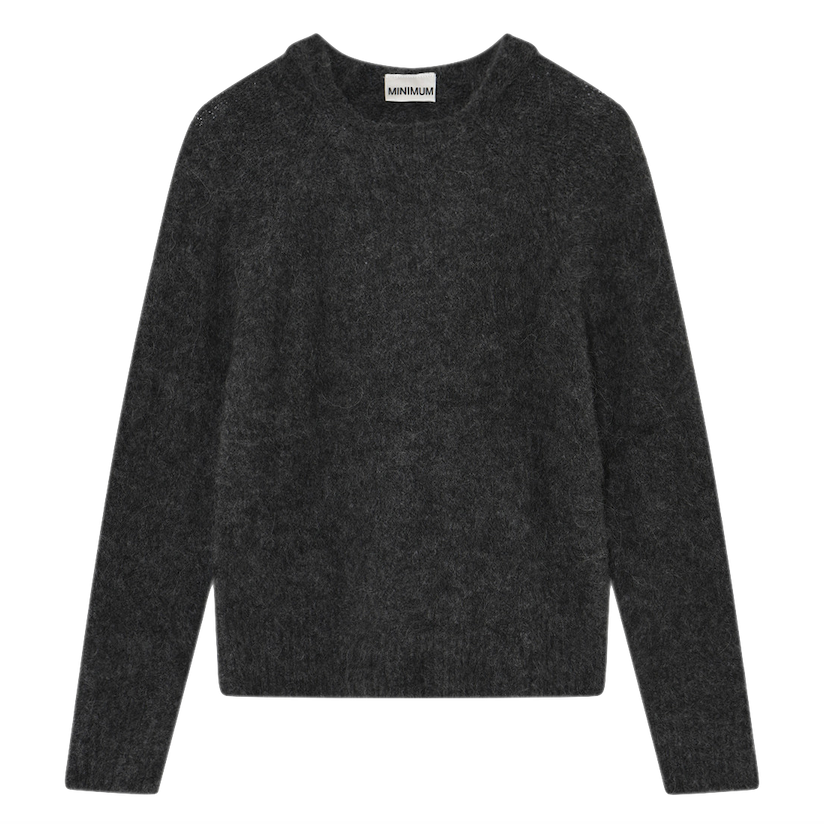 Minimum Minimum, Angela Hoodie, dark grey melange, M