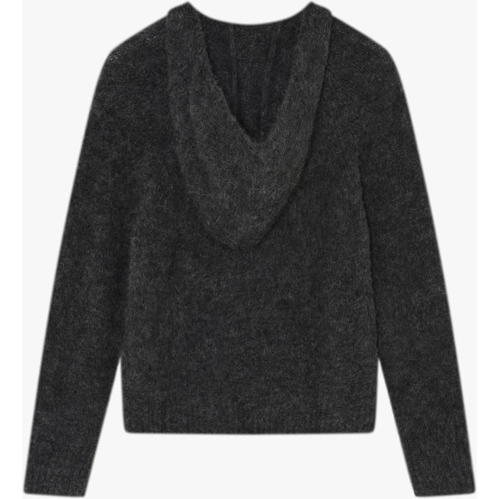 Minimum Minimum, Angela Hoodie, dark grey melange, XS