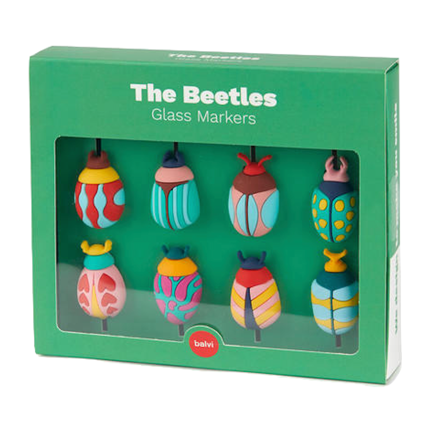Balvi Balvi, Glasmarker, the beetles, 8 Stk.
