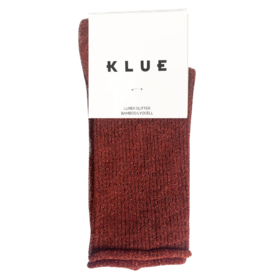 KLUE KLUE, Glitter Lurex Socks, red, 36-40