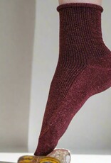 KLUE KLUE, Glitter Lurex Socks, red, 36-40