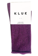 KLUE KLUE, Glitter Lurex Socks, violet, 36-40