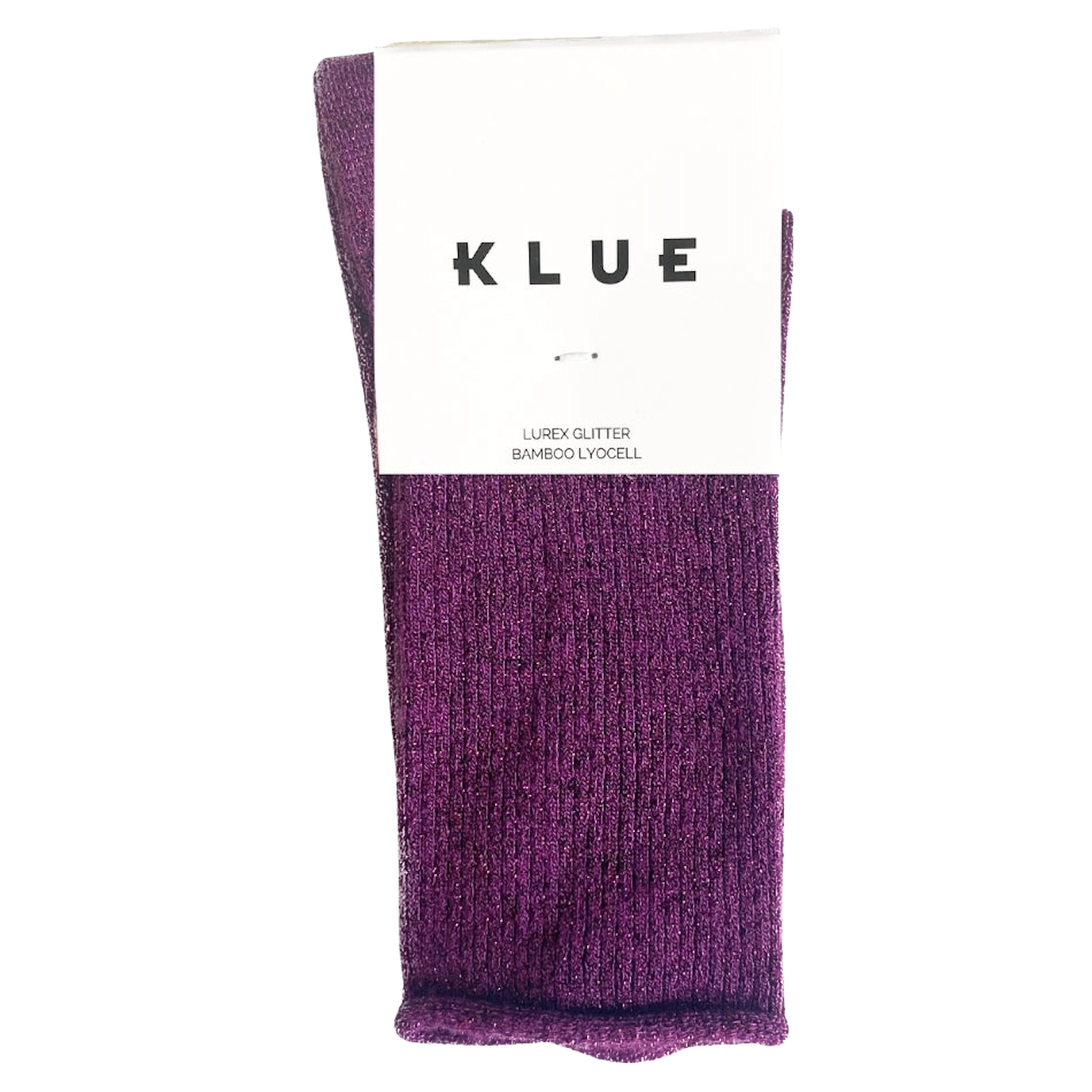 KLUE KLUE, Glitter Lurex Socks, violet, 36-40