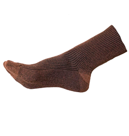 KLUE KLUE, Glitter Lurex Socks, camel brown, 36-40