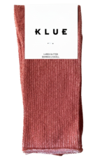 KLUE KLUE, Glitter Lurex Socks, brick, 36-40