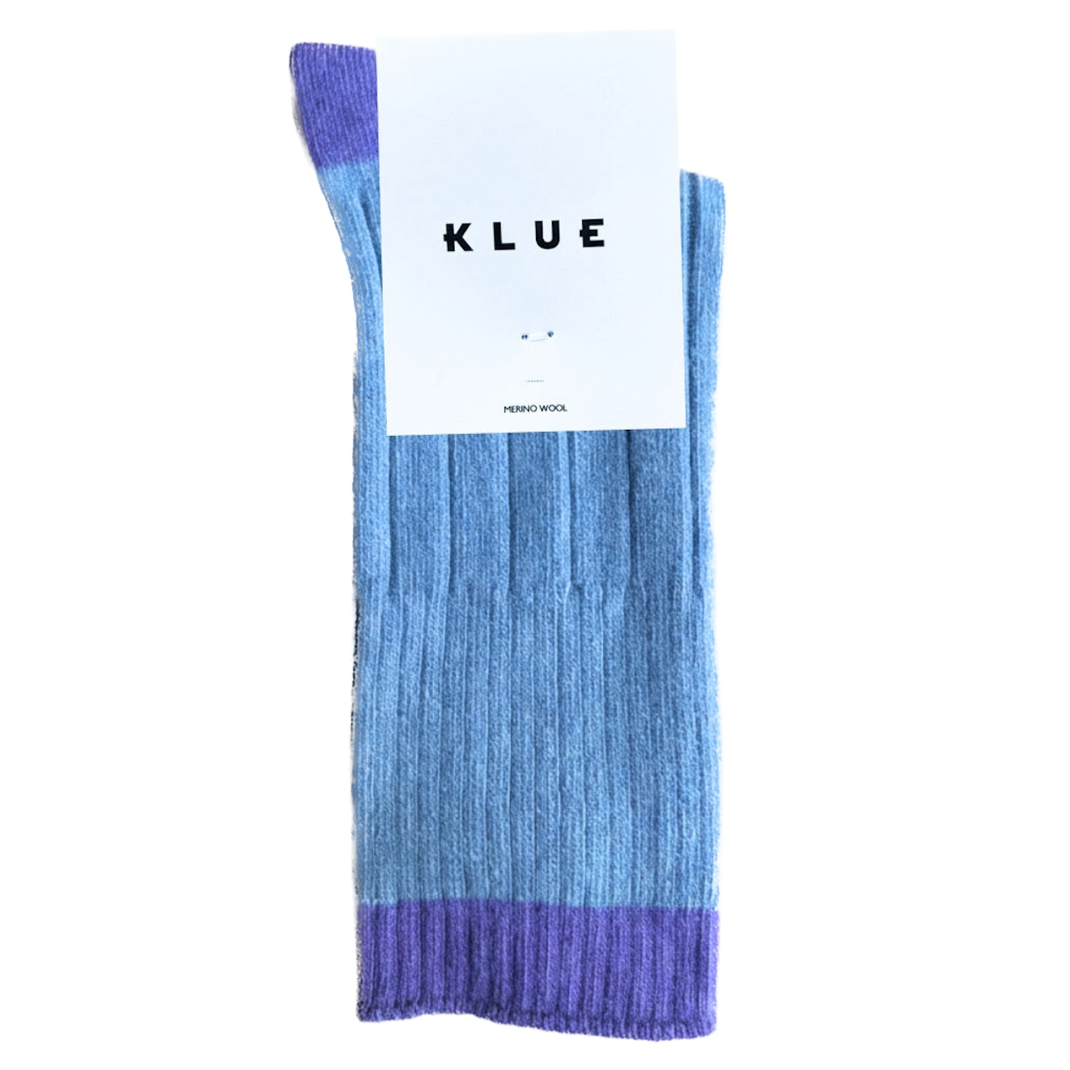 KLUE KLUE, Merino Wool Socks, sky blue/lavender, 36-40