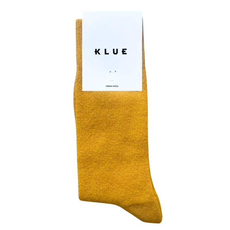 KLUE KLUE, Merino Wool Socks, mustard, 36-40