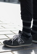 KLUE KLUE, Merino Wool Socks Striped, black/grey, 41-46