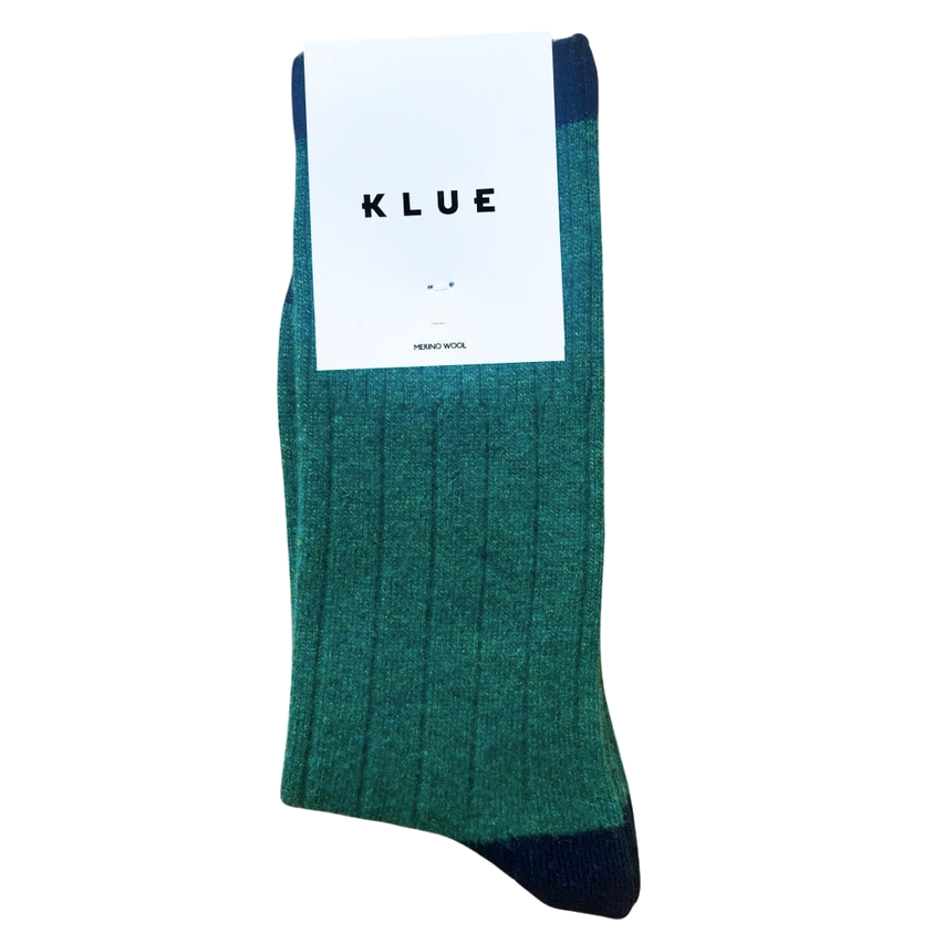 KLUE KLUE, Merino Wool Socks, green/black, 41-46