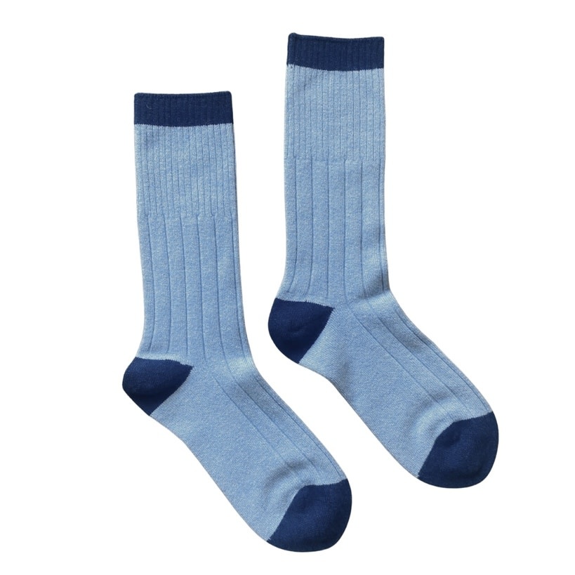 KLUE KLUE, Merino Wool Socks, grey/blue, 36-40