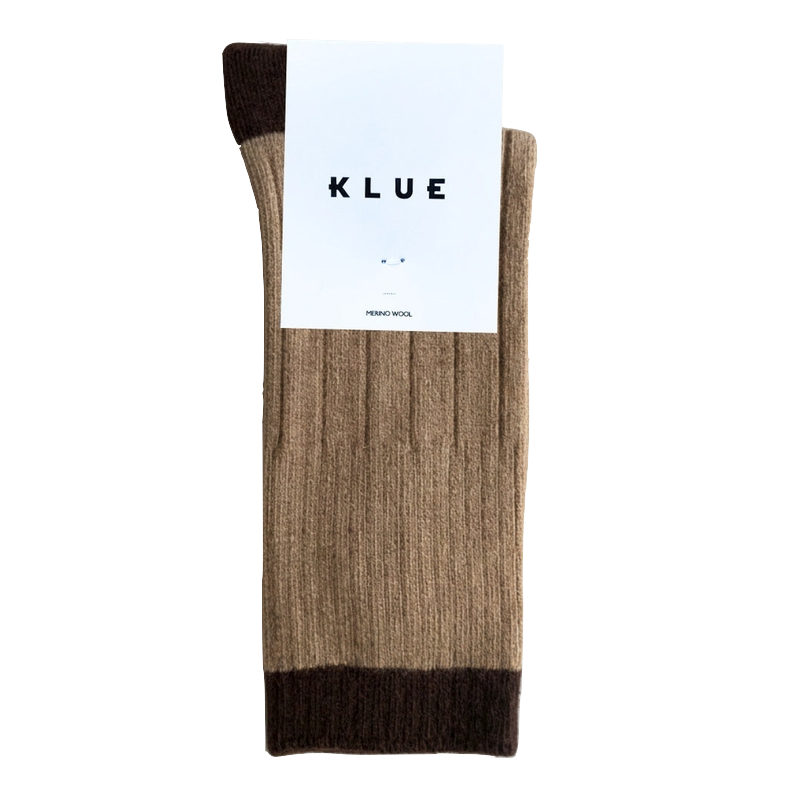 KLUE KLUE, Merino Wool Socks, caramel/brown, 36-40
