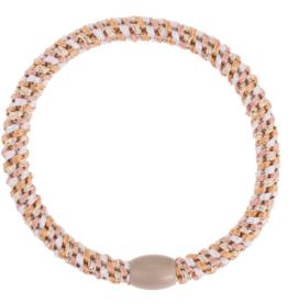 BonDep BonDep, Haargummi Slim, mix pink nude glitter