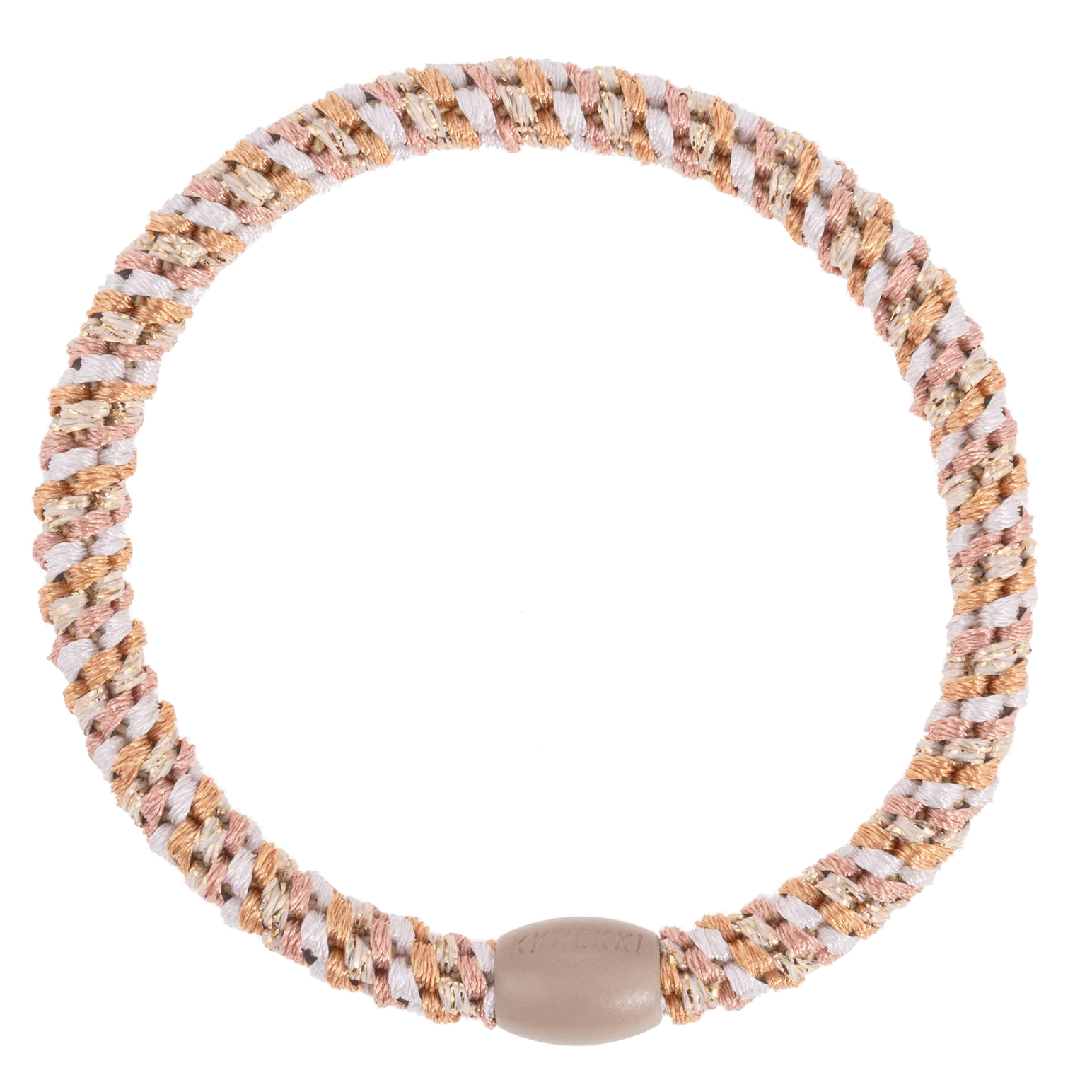 BonDep BonDep, Haargummi Slim, mix pink nude glitter