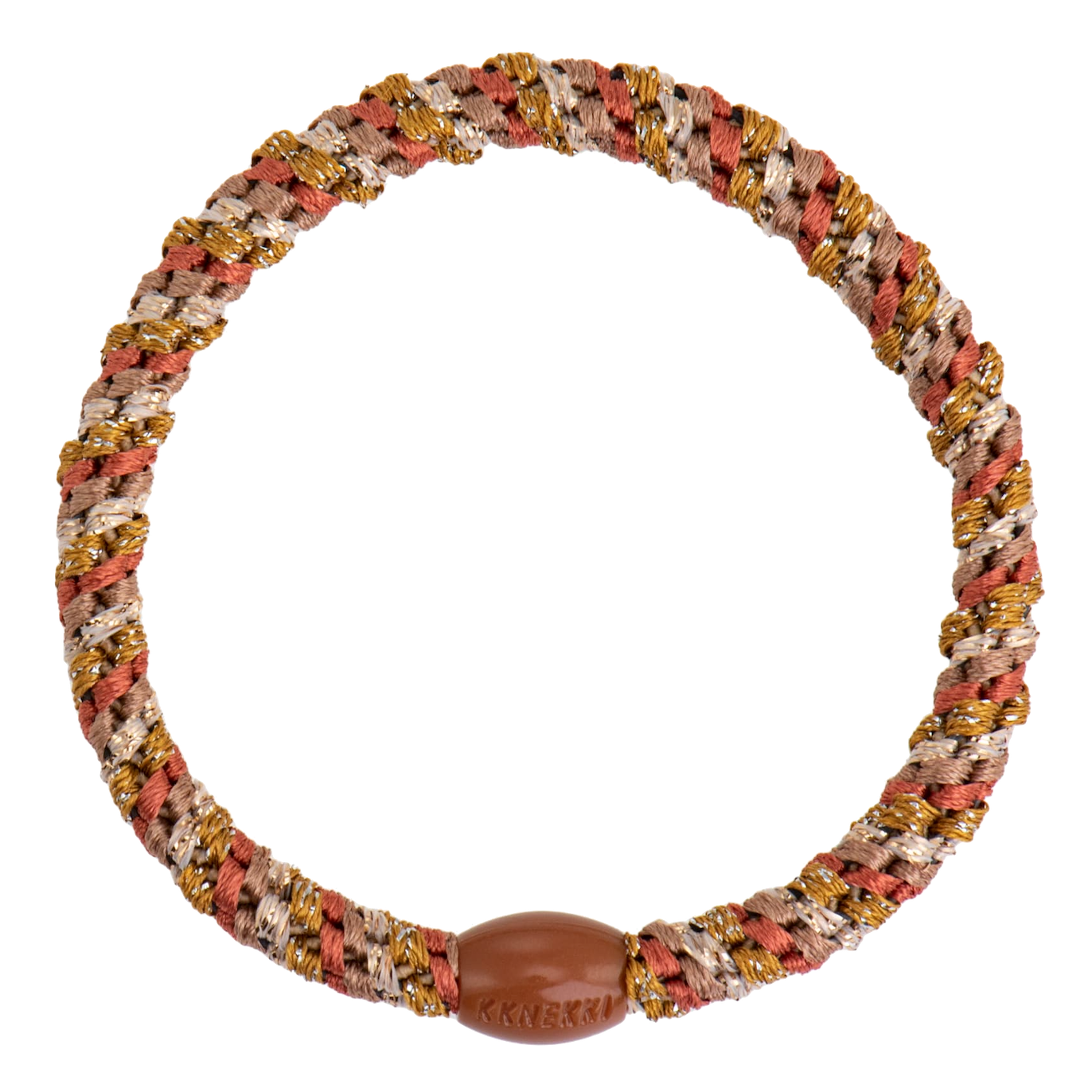 BonDep BonDep, Haargummi Slim, mix teracotta light curry glitter